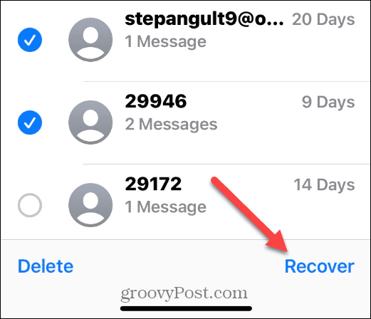 Recupera i messaggi eliminati su iPhone