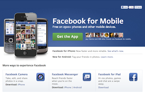 facebook per cellulari