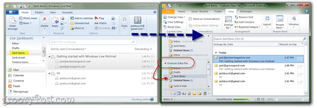 Esporta Windows Mail in Outlook Exchange