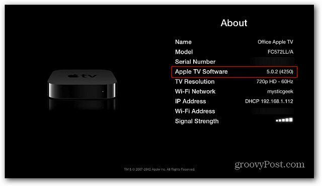 Informazioni su Apple TV
