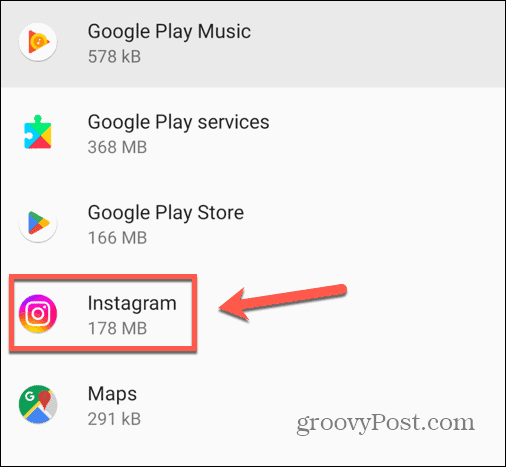 applicazione instagram per android