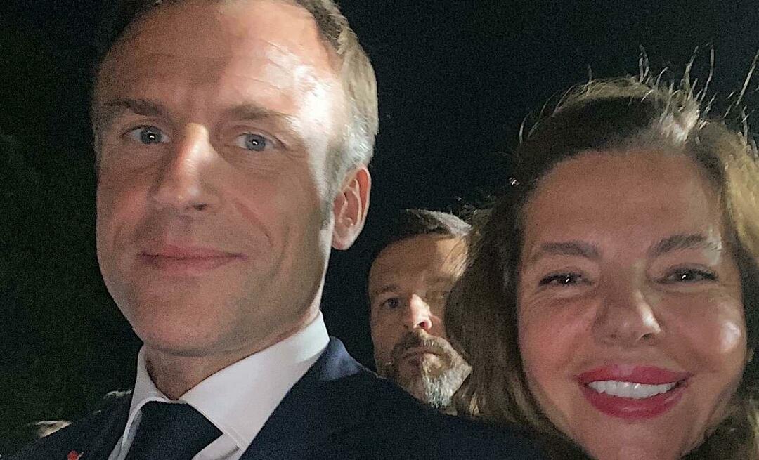 Un turco nel palazzo francese! Ece Ege all'Eliseo di Macron