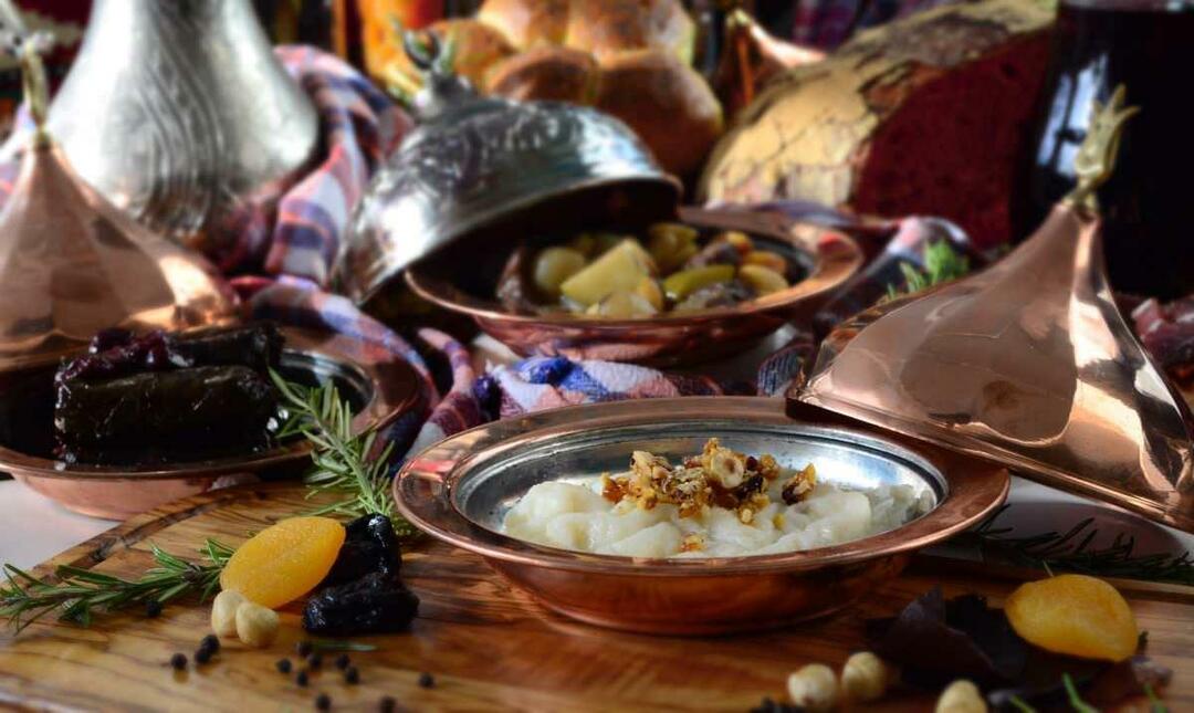 Presentazione della cucina ottomana Guler