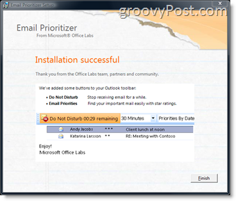 Come organizzare la posta in arrivo con il nuovo componente aggiuntivo Email Prioritizer per Microsoft Outlook:: groovyPost.com