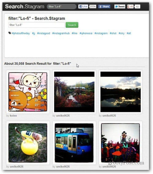 Guarda le tue foto di Instagram sul tuo computer con Webstagram