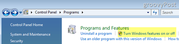 Abilita o installa lo strumento di cattura di Windows Vista