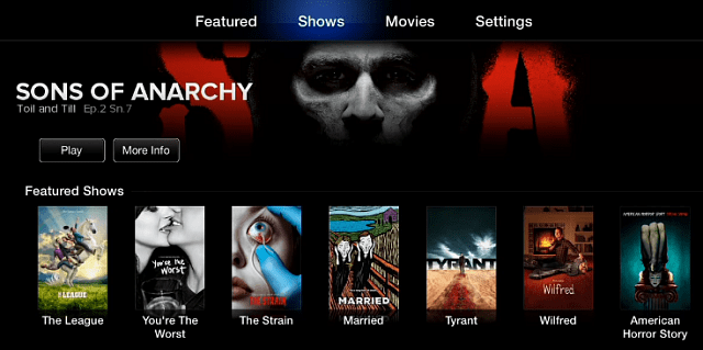 Apple TV aggiunge FX Now Channel Before Roku