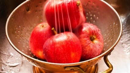 Le mele dovrebbero essere lavate e consumate?