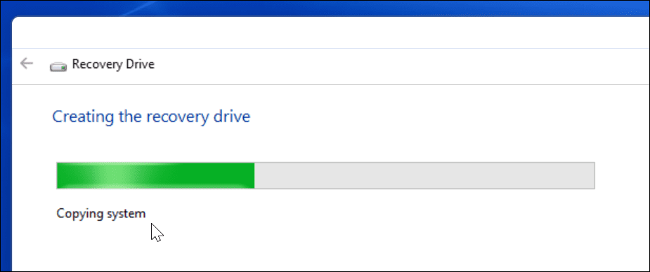 Creazione di unità di ripristino Windows 11