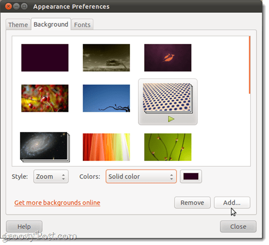 personalizza il desktop in Ubuntu