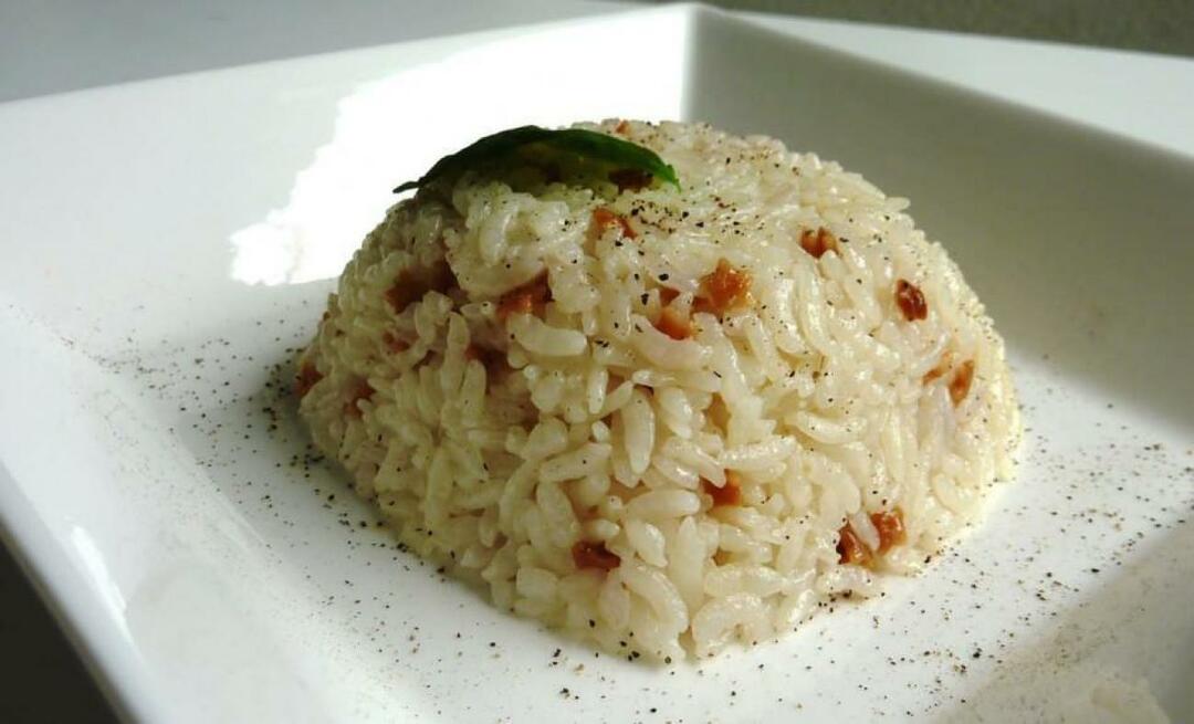 Come preparare il pilaf di riso al burro più semplice? Ricetta di riso al burro che profuma di buonissimo