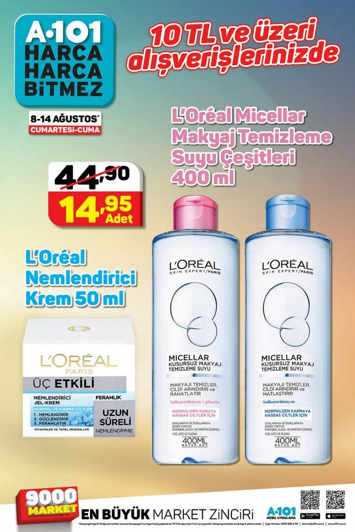 A 101 LOREAL MAKEUP CLEANER