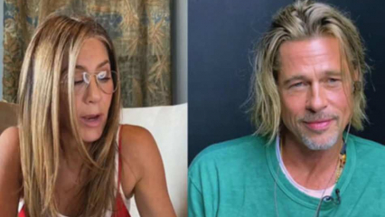 Brad Pitt e Jennifer Aniston si incontrano all'evento di lettura
