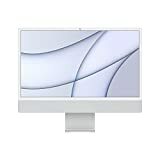 2021 Apple iMac (24 pollici, chip Apple M1 con CPU a 8 core e GPU a 7 core, 8 GB di RAM, 256 GB) - Argento