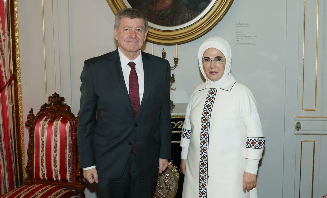 La First Lady Erdoğan ha incontrato il vice segretario generale delle Nazioni Unite!