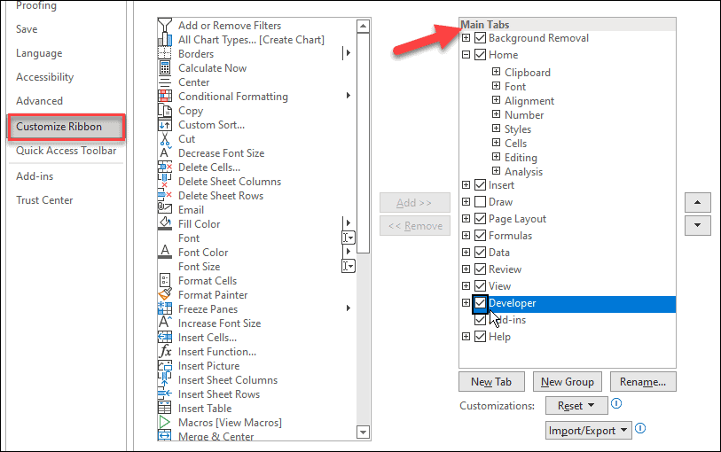 Inserisci una casella di controllo in Microsoft Excel