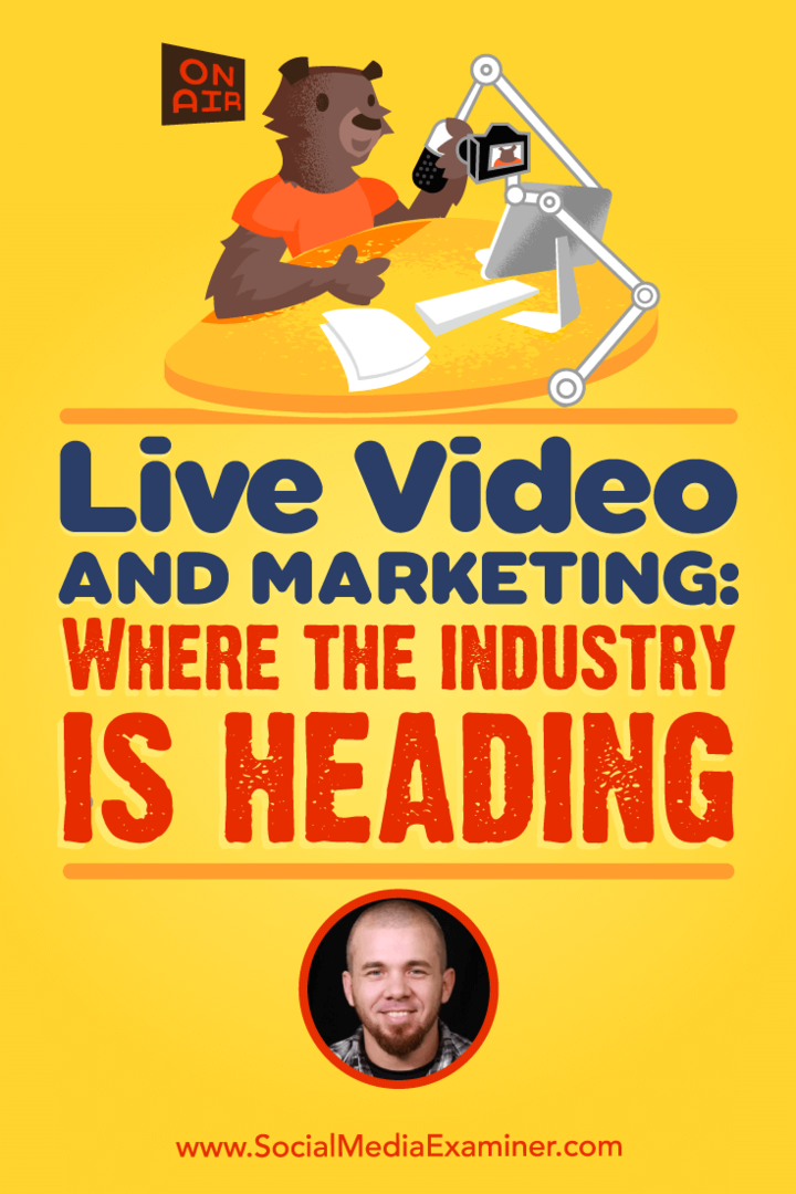 Video e marketing in diretta: dove sta andando il settore con approfondimenti di Brian Fanzo sul podcast del social media marketing.