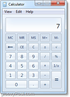 nuovo calcolatore di Windows 7