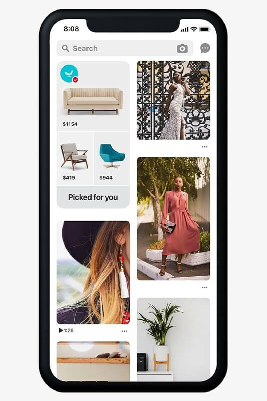 Pinterest ha introdotto consigli di acquisto più dedicati e personalizzati nel feed della home con cataloghi sfogliabili e hub personalizzati di idee acquistabili.