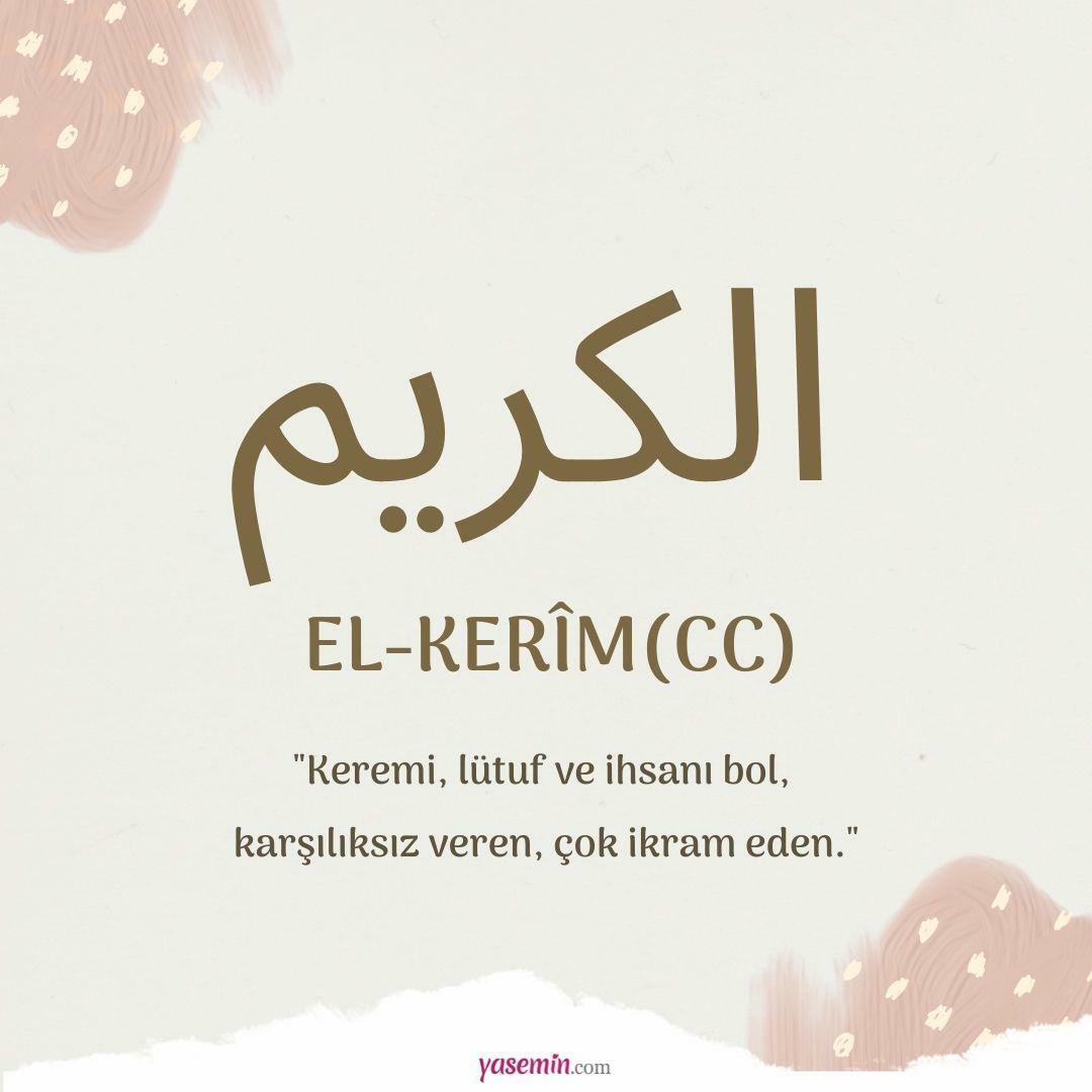 nome al-Karim