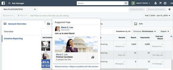 Facebook ha annunciato l'intenzione di implementare una versione aggiornata di Ads Reporting che lo farà