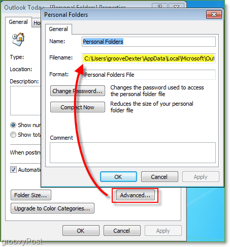 Come trovare il tuo file .PST di Microsoft Outlook
