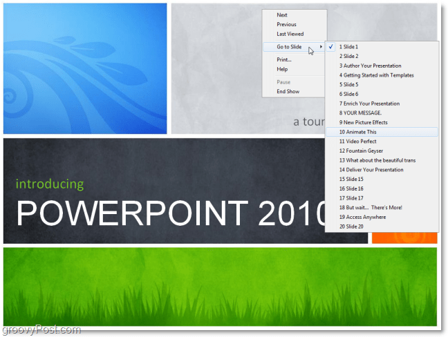 apri le presentazioni di powerpoint 2010 senza powerpoint