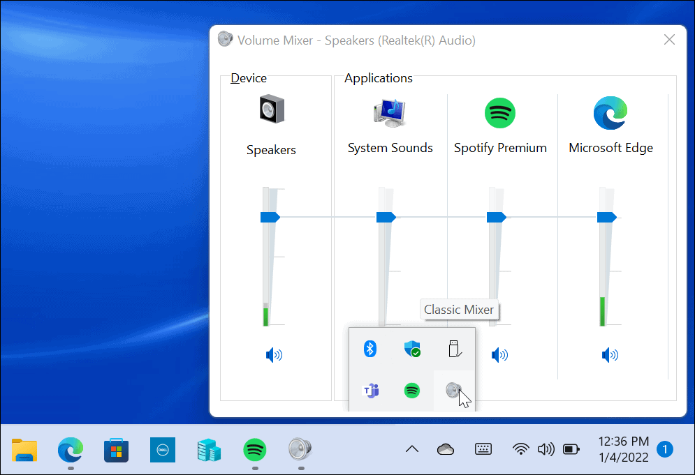 Ripristina Mixer volume classico in Windows 11