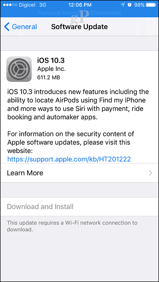 Apple iOS 10.3 - Dovresti eseguire l'aggiornamento e cosa è incluso?