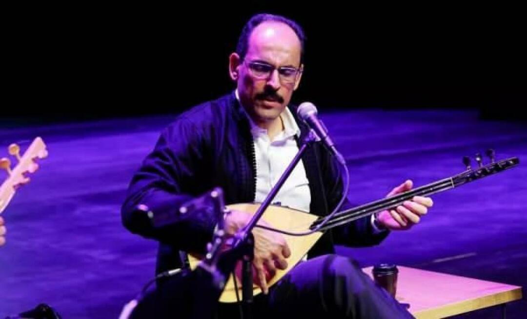 İbrahim Kalın ha eseguito un concerto indimenticabile con 'İrfani Türküsü'!