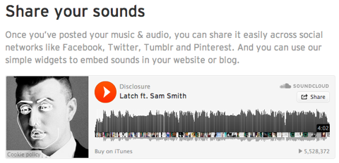 soundcloud condividi i tuoi suoni