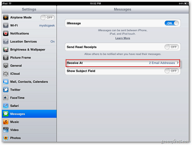Apple iOS 5: mantenere iMessage sincronizzati tra iPhone e iPad