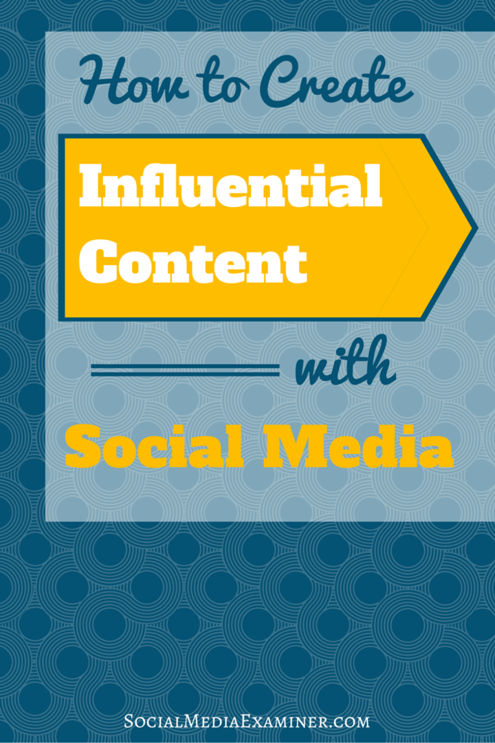 creare contenuti influenti con i social media