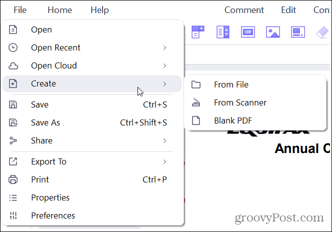 PDFElement 8 Crea un PDF