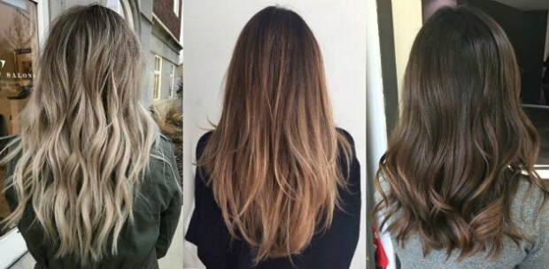 2018 nuova tendenza per capelli capelli luccicanti con cupo