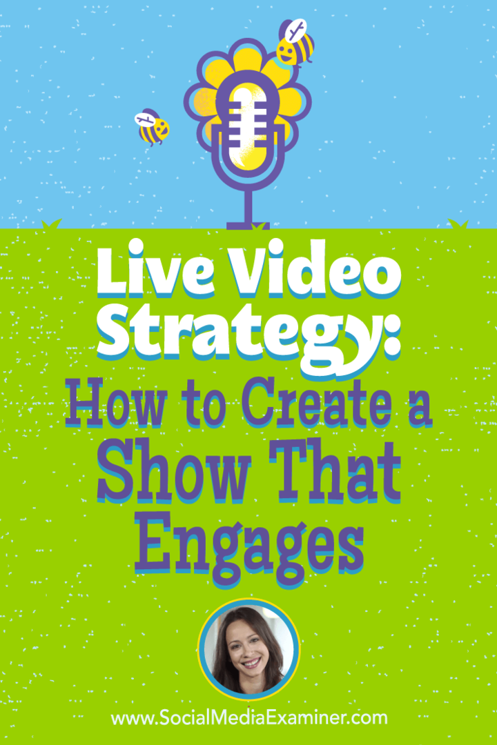 Strategia video dal vivo: come creare uno spettacolo che coinvolga: Social Media Examiner