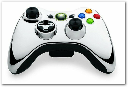 Controller Xbox 360 chrome chrome