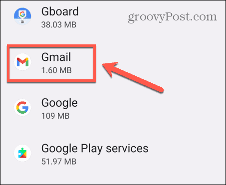 applicazione gmail android