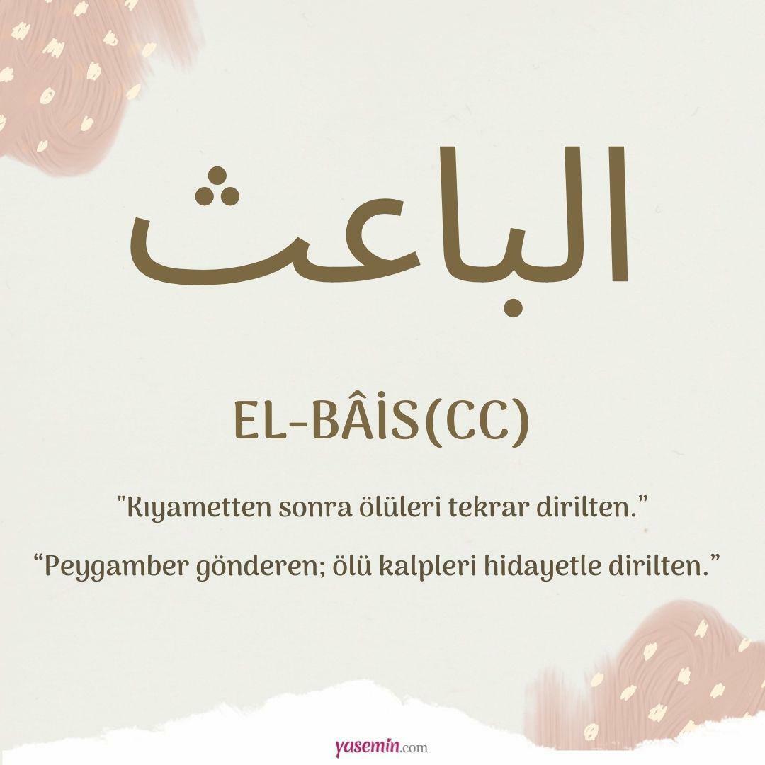 Cosa significa El-Bais (cc) da Esma-ul Husna? Quali sono le sue virtù?