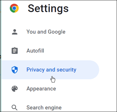 privacy e sicurezza di Chrome