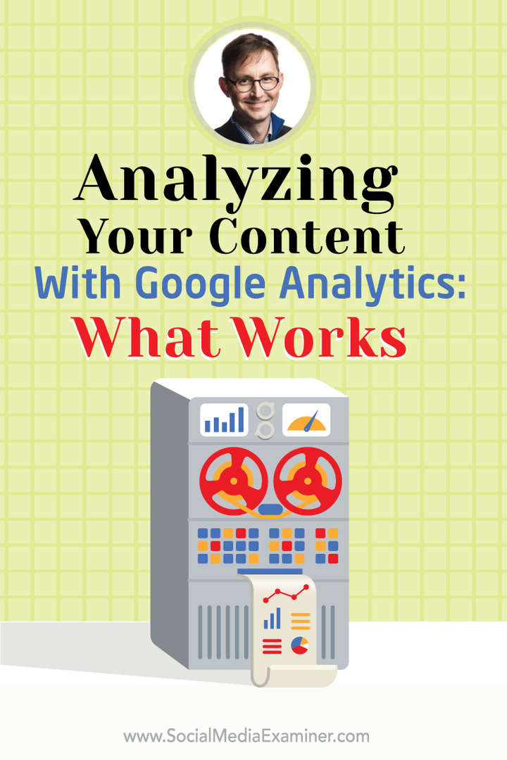 Analisi dei tuoi contenuti con Google Analytics: come sapere cosa funziona: Social Media Examiner