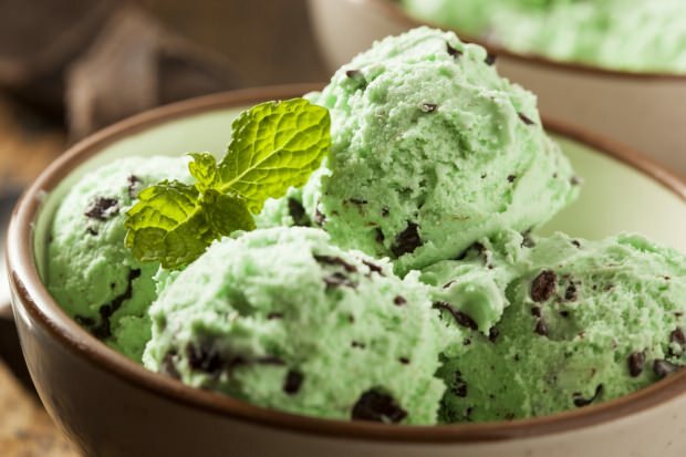 ricetta del gelato al tè verde dietetico