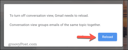 Ricarica la posta in arrivo di Gmail