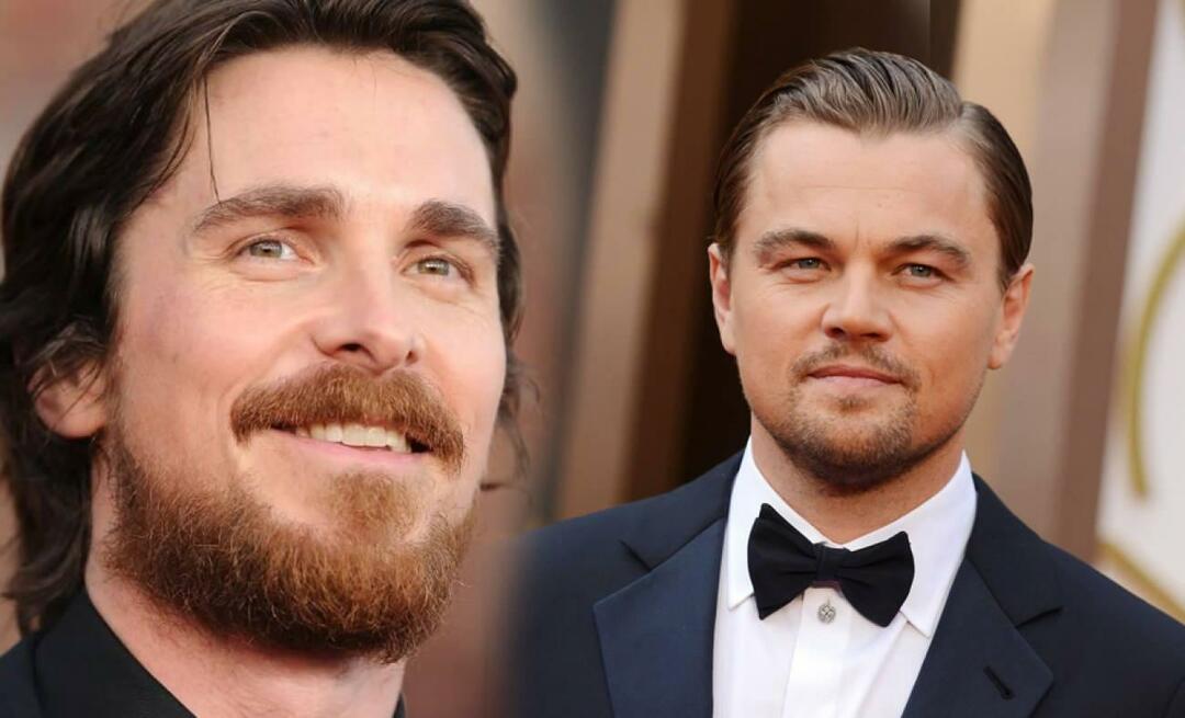 Incredibile confessione di Leonardo DiCaprio da parte di Christian Bale! 