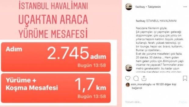 Lodate le parole di Fazıl Say all'aeroporto di Istanbul