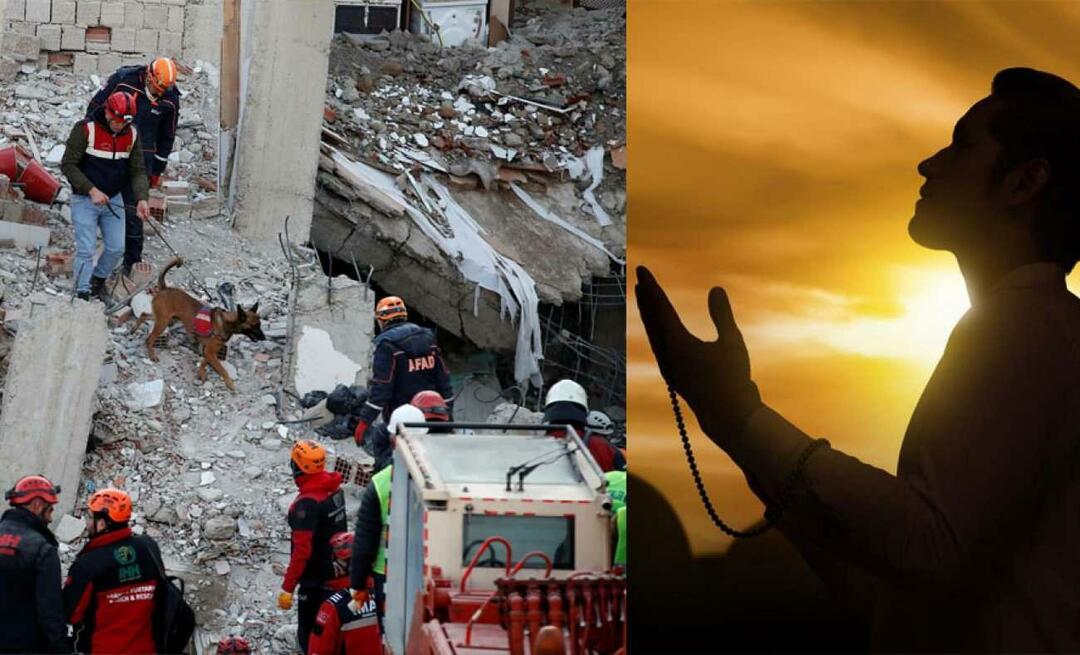 Quali preghiere si fanno per chi è sotto le macerie del terremoto?