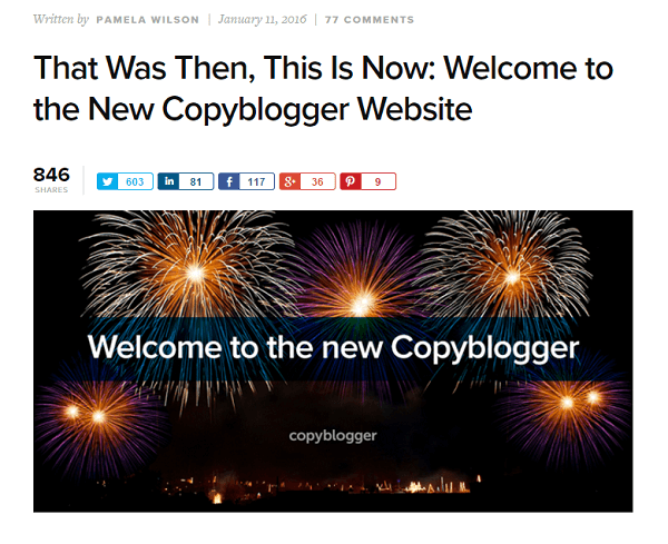 i commenti del copyblogger ritornano