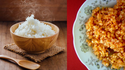 Il bulgur o il riso aumentano di peso? Quali sono i benefici di bulgur e riso? Mangiare riso ...