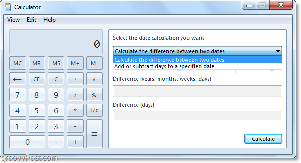 stimare le date esatte usando Windows 7