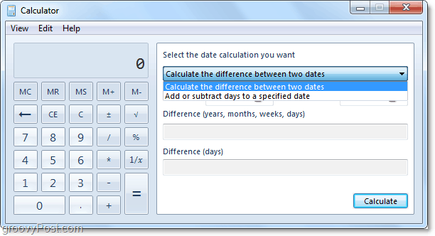 Il nuovo calcolatore di Windows 7 converte facilmente le unità